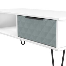 Ready Assembled 2 U Islay 1 Drawer Coffee Table (Ready Assembled) in Duck Egg Blue - thumbnail 5
