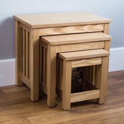 Vida Designs Ashton Nest Of Tables Set Of 3 Storage Living Room
