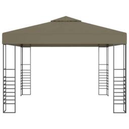 Berkfield Home Stylish Garden Marquee 3x3 m Taupe 180 g/m ² - thumbnail 3