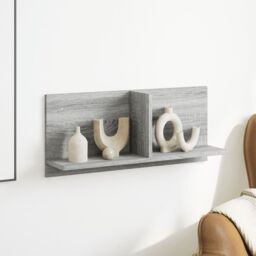 Berkfield Home Wall Cabinet 70x16.5x30 cm Grey Sonoma Engineered Wood - thumbnail 3