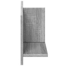 Berkfield Home Wall Cabinet 70x16.5x30 cm Grey Sonoma Engineered Wood - thumbnail 5