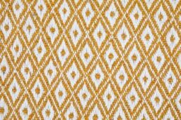New Edge Blinds Stockholm Collection Cotton Throw in Yellow - Size: 127 cm x 152 cm - thumbnail 2