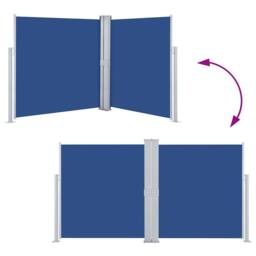 Berkfield Home Retractable Side Awning Blue 160x600 cm - thumbnail 5