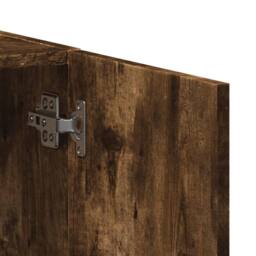 Berkfield Home File Cabinet Smoked Oak 60x32x77.5 cm Engineered Wood in Brown - thumbnail 8