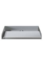 Living and Home 30cmW x 20cmD Wall-Mounted Stainless Steel Water Blade Waterfall Pool Fountain Garden in Silver - Size: 30 cmW x 20 cmD - thumbnail 2