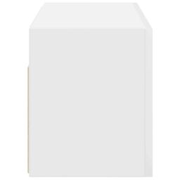 Berkfield Home Bathroom Wall Cabinet White 60x25x30 cm Engineered Wood - Size: 60 x 25 x 30 cm - thumbnail 7