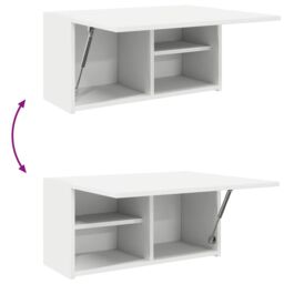 Berkfield Home Bathroom Wall Cabinet White 60x25x30 cm Engineered Wood - Size: 60 x 25 x 30 cm - thumbnail 9