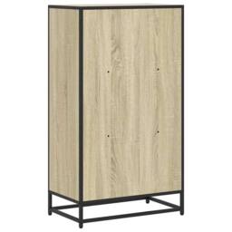 Berkfield Home Book Cabinet Sonoma Oak 60x35x107.5 cm Engineered Wood in Light Tan - thumbnail 6