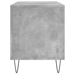 Berkfield Home Record Cabinet Concrete Grey 100x38x48 cm Engineered Wood - Size: 100 x 38 x 48 cm - thumbnail 5