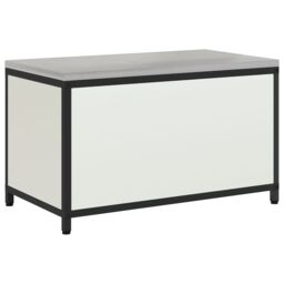 Berkfield Home Kitchen Storage Cabinet with Drawer with Shelf with Storage with Door White Steel - thumbnail 8