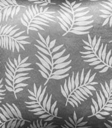 Enhanced Living Oakland Grey Leaf Pattern, Thermal, Room Darkening Pair of Curtains with Eyelet Top - Size: 168 cm width x 183 cm drop - thumbnail 4