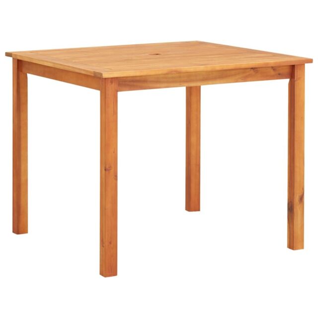 Berkfield Home Garden Table 88x88x74 cm Solid Acacia Wood - Size: 88 x 88 x 74 cm - image 1