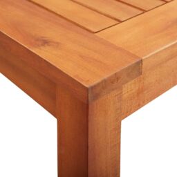 Berkfield Home Garden Table 88x88x74 cm Solid Acacia Wood - Size: 88 x 88 x 74 cm - thumbnail 3