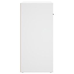 Berkfield Home Sideboard White 80x33x70 cm Engineered Wood - Size: 80 x 33 x 70 cm - thumbnail 5