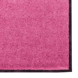 Berkfield Home Pink Doormat - Washable, 120x250 cm - Size: Medium - thumbnail 3