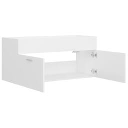 Berkfield Home Sink Cabinet White 100x38.5x46 cm Engineered Wood - thumbnail 5