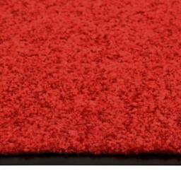 Berkfield Home Pliable Doormat Washable Red 90x120 cm