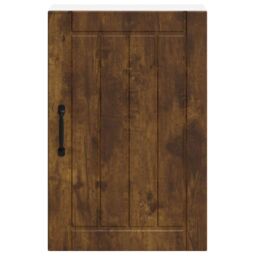 Berkfield Home Kitchen Wall Cabinet Lucca Smoked Oak Engineered Wood in Brown - thumbnail 5