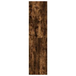 Berkfield Home Wardrobe Smoked Oak 80x50x200 cm Engineered Wood in Brown - Size: 80 x 50 x 200 cm - thumbnail 6