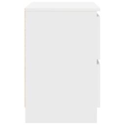 Berkfield Home TV Cabinet White 40x35x54 cm Engineered Wood - Size: 40 x 35 x 54 cm - thumbnail 7