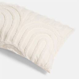 OHS Tufted Arches Bolster Pillow Soft Maternity Support Cushion in Cream - thumbnail 6