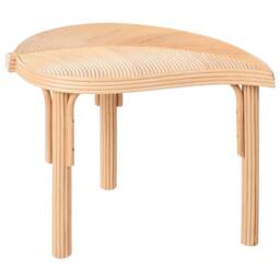 Wyld and Coco Nest of 2 Coffee Tables - Natural Rattan Leaves Design - thumbnail 6