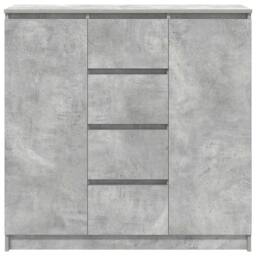 Berkfield Home Sideboard with Drawers Concrete Grey 100.5x35x98.5 cm Engineered Wood - thumbnail 6