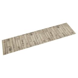 Berkfield Home Kitchen Rug Washable Fence 60x300 cm Velvet in Taupe