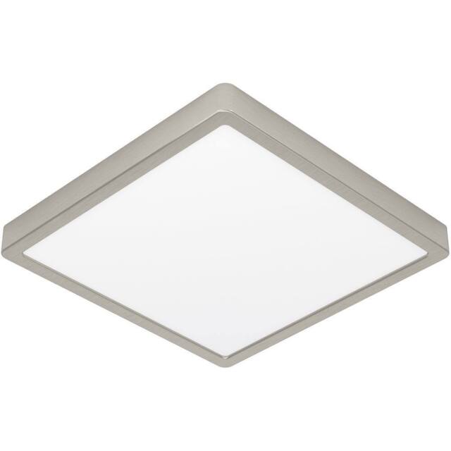 Loops Satin Nickel Square Ceiling Light - Stylish Indoor Lighting Fixture in Metallics - image 1