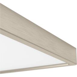 Loops Satin Nickel Square Ceiling Light - Stylish Indoor Lighting Fixture in Metallics - thumbnail 5