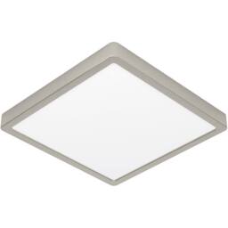 Loops Satin Nickel Square Ceiling Light - Stylish Indoor Lighting Fixture in Metallics - thumbnail 1