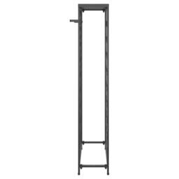 Berkfield Home Wine Rack for 45 Bottles Black 54x18x100 cm Wrought Iron - Size: 54 x 18 x 100 cm - thumbnail 4