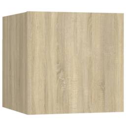 Berkfield Home 7 Piece TV Cabinet Set Sonoma Oak Engineered Wood in Brown - thumbnail 4