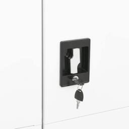Berkfield Home Locker Cabinet White 90x40x180 cm Steel - Size: 90 x 40 x 180 cm - thumbnail 7