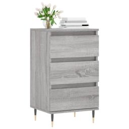 Berkfield Home Sideboard Grey Sonoma 40x35x70 cm Engineered Wood - Size: 40 x 35 x 70 cm - thumbnail 3