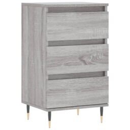 Berkfield Home Sideboard Grey Sonoma 40x35x70 cm Engineered Wood - Size: 40 x 35 x 70 cm - thumbnail 2
