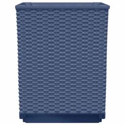 Berkfield Home Planters 2 pcs Dark Grey 30x30x37 cm Polypropylene in Dark Navy - Size: 30 x 30 x 37 cm - thumbnail 5