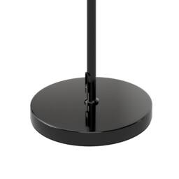 Emitto Standing Floor Lamp with LED Light Remote Foot Switch for Living Room in Black - thumbnail 6