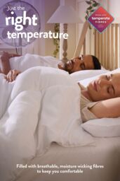 Slumberdown Climate Control 4.5 Tog Summer Duvet With 2 Pillows in White - Size: Single - thumbnail 5