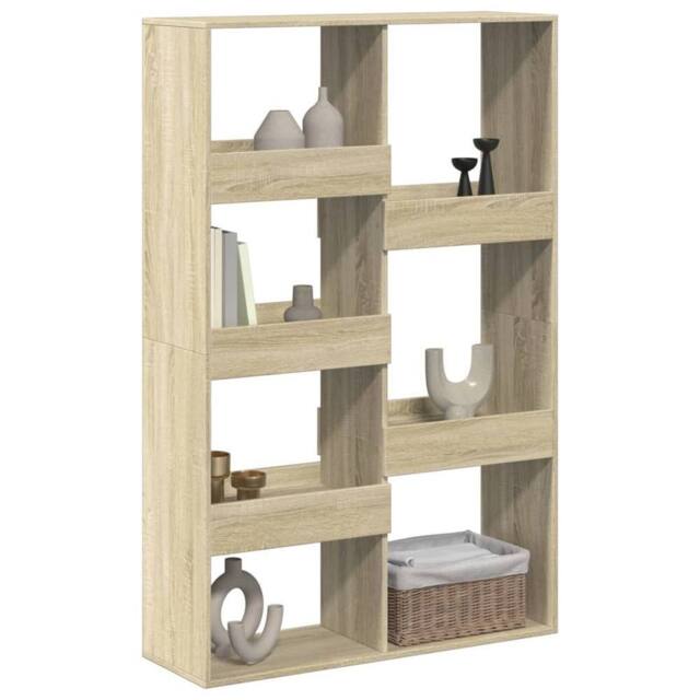 Berkfield Home Room Divider Sonoma Oak 100x33x155.5 cm Engineered Wood in Light Oak - image 1