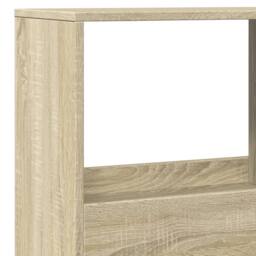 Berkfield Home Room Divider Sonoma Oak 100x33x155.5 cm Engineered Wood in Light Oak - thumbnail 7