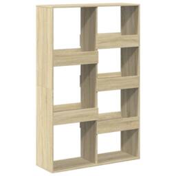 Berkfield Home Room Divider Sonoma Oak 100x33x155.5 cm Engineered Wood in Light Oak - thumbnail 6