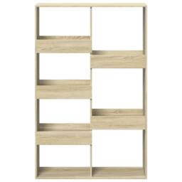 Berkfield Home Room Divider Sonoma Oak 100x33x155.5 cm Engineered Wood in Light Oak - thumbnail 4