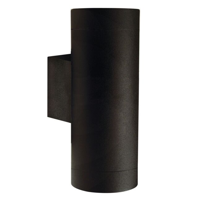 Nordlux Modern Outdoor Wall Light Black Metal GU10 Weatherproof - Mains Powered, IP54 - image 1