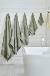 Deyongs Egyptian Embrace Towels - Egyptian Cotton Fluffy, Soft & Absorbent - 1846 in Light Green - Size: Bath Sheet - thumbnail 2