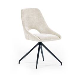 Cheshire Pembroke Premium Cream Chenille Upholstered Dining Chairs - Set of 2 - thumbnail 2