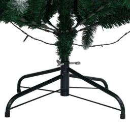 Berkfield Home Realistic Artificial Christmas Tree 300 LEDs 240 cm in Green - thumbnail 9