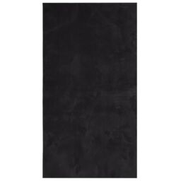 Berkfield Home Rug HUARTE Short Pile Soft & Washable Black 80x150 cm - Size: Medium - thumbnail 2