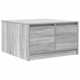 Berkfield Home Coffee Table with Drawers Grey Sonoma 70.5x70x40 cm - thumbnail 8