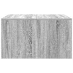 Berkfield Home Coffee Table with Drawers Grey Sonoma 70.5x70x40 cm - thumbnail 7